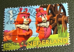 Nederland - NVPH - 3694x - 2018 - Gebruikt - Cancelled - Fabeltjeskrant - Myra En Martha Hamster - Used Stamps