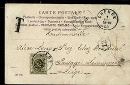 CP (barque ) Obl. CHENée  1903 - Other & Unclassified