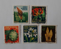 N° 68 à 72        Fleurs  -  5 Valeurs - Used Stamps