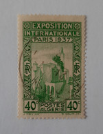 N° 127       Exposition Internationale De Paris 1937  -  40c Vert - Oblitérés