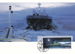 Carte Maximum Bateau Ship  Finlande Finland 2005 Brise Glace - Maximum Cards & Covers