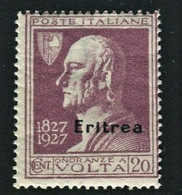 ERITREA 1927 VOLTA  20 C. ** MNH - Eritrea