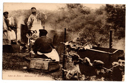 Métiers --Scène De Foire--Rotisseurs De Moutons  (très Animée-pub Chocolat MENIER Sur Caisse)........ à Saisir - Venters