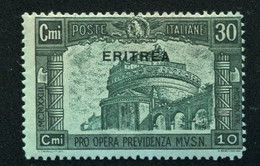 ERITREA 1930 MiLIZIA 30 C. + 10 C. * GOMMA ORIGINALE - Eritrea