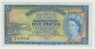 Bermuda 1 Pound 1st May 1957 AUNC+ P 20c  20 C - Bermuda