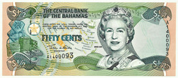 Bahamas - 50 Cents - 1/2 Dollar - 2001 - Pick: 68 - Unc. - Serie A - Queen Elizabeth II - Bahamas