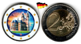 Allemagne - 2 Euro 2021 D - Saxony-Anhalt (Color) - Allemagne