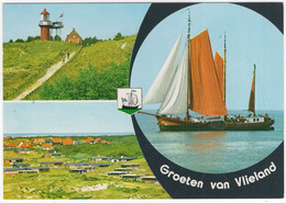 Groeten Van Vlieland - Bruine Vloot, Vuurtoren, Zomerhuizen -  (Nederland/Holland) - Nr. L 2806 - Vlieland