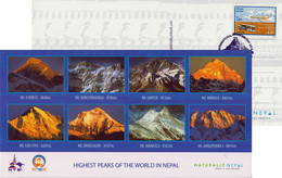Highest Peaks 2013 COMMEMORATIVE Post Card NEPAL - Altri