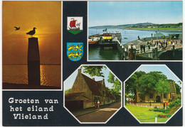 Groeten Van Het Eiland Vlieland -  Veerdam, Binnenschip, Meerpaal - (Nederland/Holland) - Nr. L 2241 - Vlieland