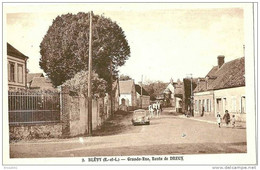 Blévy. Grande Rue Et Route De Dreux. - Blévy