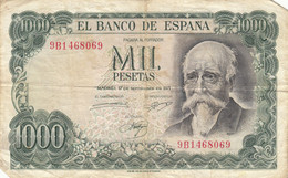 CRBP0050 BILLETE ESPAÑA 1000 PESETAS 1971 SERIE ESPECIAL 9B MBC 48 - Autres & Non Classés