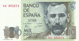 CRBP0056 BILLETE ESPAÑA 1000 PESETAS 1992 SERIE ESPECIAL 9A SIN CIRCULAR 120 - Andere & Zonder Classificatie