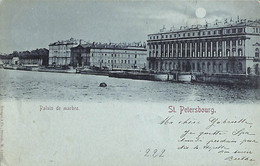 St Petersbourg - Palais De Marbre (Stengel & Co 1899 + Vignette Spa + Timbre Taxe) - Russia