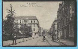 München-Gladbach-(Mönchengladbach-Rhénanie-Westphalie)-1919-Schillerplatz Mit Humboldtstrasse-Franchise Militaire Belge - Mönchengladbach