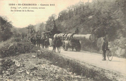 H1109 - ST CHAMOND - D42 - CANON 305 - Sortant Des Aciéries De La Marine - Saint Chamond