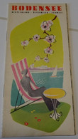 Bodensee, Allemagne, Deutschland, Beau Dépliant Touristique 1953 Publié Par IBV - Dépliants Touristiques