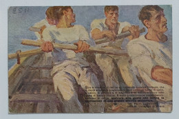 50395 Cartolina Illustrata - Propaganda Ente Nazionale Riso Risotto Siciliana - Rowing