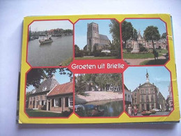 Nederland Holland Pays Bas Brielle In Geel En Rood - Brielle