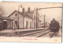 CPA 45 La Ferte St Aubin La Gare Et Le Train - La Ferte Saint Aubin