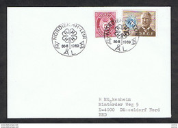 NORWAY: 1969 COUVERT WITH  2 DIFFERENT VAL. (223 + 540) - TO GERMANY - Covers & Documents