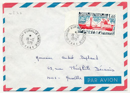 TAAF - Env. Affr 1,40 Thala Dan - Dumont D'Urville T.Adélie - 19/12/1978 - Storia Postale