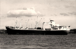 EVA JEANNETTE * Carte Photo * Bateau Cargo Paquebot Commerce Marine Marchande ? Compagnie Suède Sverige - Commerce