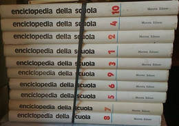 Enciclopedia Della Scuola - Marotta Editore - 1977 - Intera, 10 Volumi - Enciclopedie