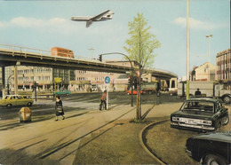 D-13405 Berlin - Kurt-Schumacher-Platz Mit Brücke - Cars  - Opel Kadett - Ford Taunus - Taxi ( Alte Aufnahme ) - Reinickendorf