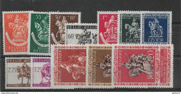 BELGIQUE    N° 603/612  + 613+614 *   NEUFS AVEC CHARNIERE - Unused Stamps