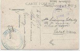 MAROC - CACHET MILITAIRE - Carte Postale - - Briefe U. Dokumente