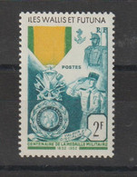 Wallis Et Futuna 1952 Médaille Militaire 156 1 Val * Charnière MH - Ongebruikt