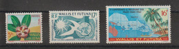 Wallis Et Futuna 1958-62 Divers 159-161 3 Val * Charnière MH - Ungebraucht