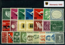 Alemania RFA 1955 Completo ** MNH. - Ungebraucht