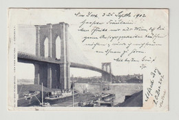 BROOKLYN:  EAST  RIVER  BRIDGE  -  VIEW  FROM  NEV  YORK  -  TO  AUSTRIA  -  FP - Brooklyn