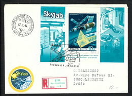 HONGRIE 1973: LSC Rec. Affr. De 10,00Ft De Budapest Pour La Suisse - Covers & Documents