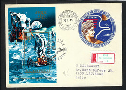 HONGRIE 1973: LSC Rec. Affr. De 10,00Ft De Budapest Pour La Suisse - Cartas & Documentos