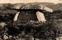 N°15682 Z -cpsm Saint Alban Sous Sampzon -un Dolmen- - Dolmen & Menhirs