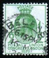 Grande Bretagne Georges V 1929 1/2 Penny Green YT 179 Michel 170x Cancel Belfast TB - Used Stamps