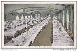 Interior Roof Garden Restaurant Hotel Kansan Topeka Kansas - Topeka