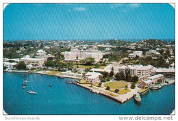 Bermuda Aerial View The Bermudiana Hotel 1957 - Bermuda
