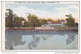 Riverside Park Pond And Shelter House Indianapolis Indiana - Indianapolis