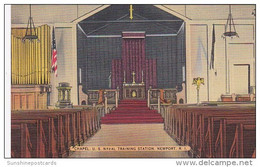 Rhode Island Newport Chapel Interior U S Naval Training Station - Newport