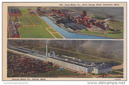 Michigan Dearborn Ford Motor Company & Lincoln Motor Company Detroit Curteich - Dearborn