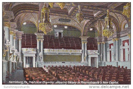 Pennsylvania Harrisburg The House Chamber Showing Gallery In Pennsylvania's New Capitol - Harrisburg