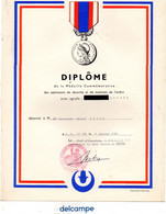 COLOMB- BECHAR - C.I.E.E.S - DIPLOME MEDAILLE COMMEMORATIVE Décerné Au Canonnier Michel SIMON - 1964 - Andere