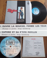 RARE French LP 33t RPM (12") REGINE (Serge Gainsbourg, 2eme Tirage, 1973) - Ediciones De Colección