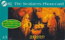 UK - Christmas, 2000AD, ACC Prepaid Card 5 Pounds(plastic), Used - Emissioni Imprese
