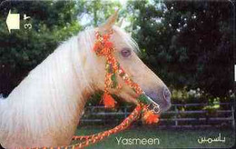 Telephone Card -Oman 3r Phone Card Showing Horse (Yasmeen) - Paarden