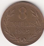 Guernsey Coin 8doubles 1949 Condition Very Fine - Guernsey